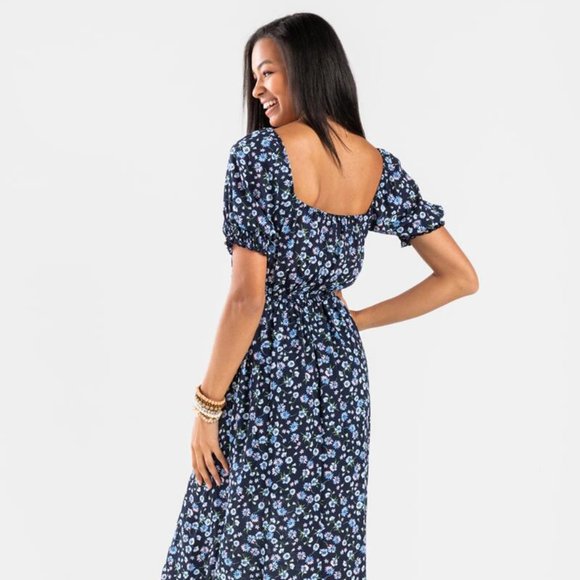 ROW A Floral Print Maxi Dress - Picture 3 of 9